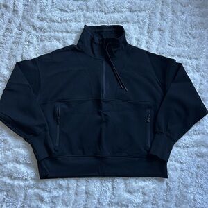 New Old Navy black half zip pullover 2X